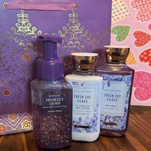 Bath & Body Works Fresh Cut Lilacs Collection - Purple and White